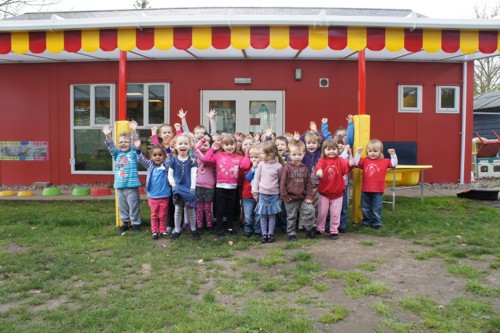 Bramford Pre-school Playgroup Celebrates their New Canopy