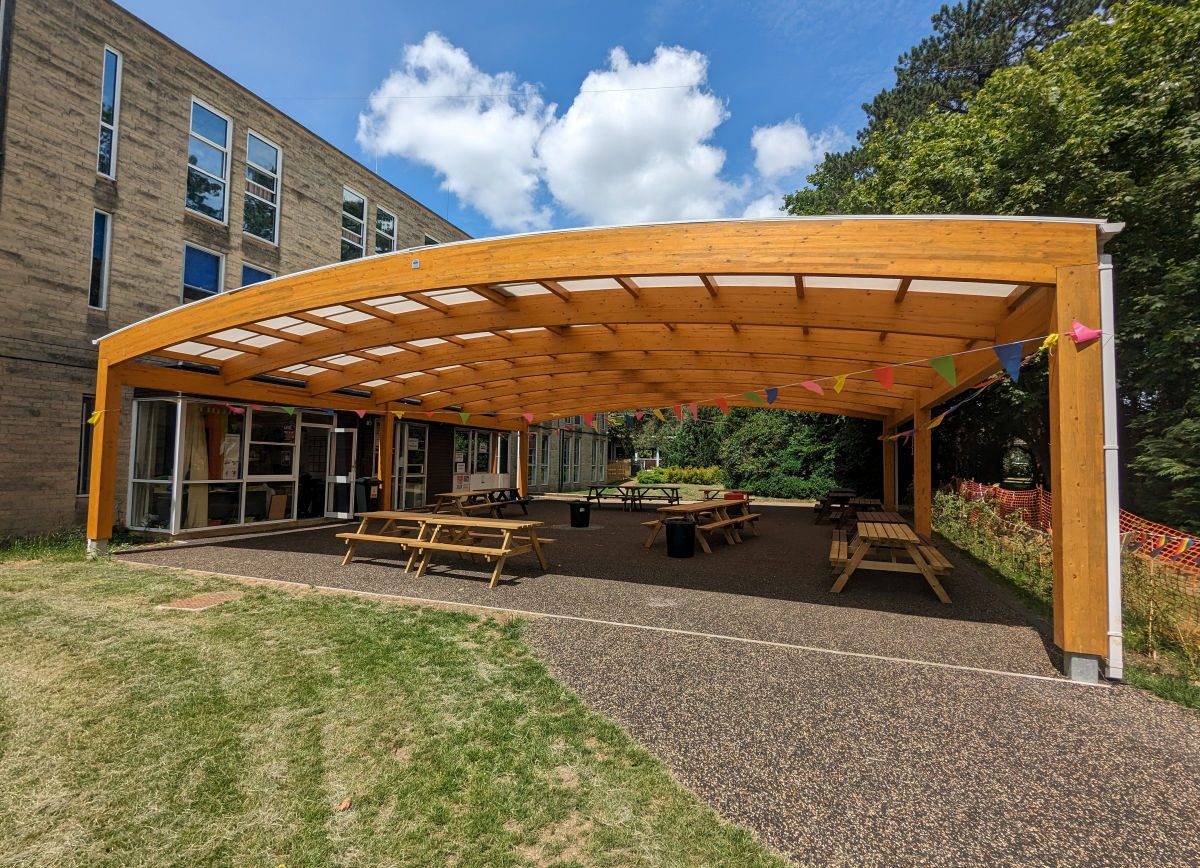 Exploring the Advantages of Timber Canopies for Schools: Sustainability and Outdoor Learning
