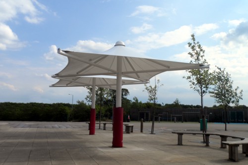 Great Dunmow Primary School, Essex - Ulverstno Umbrella - Able Canopies