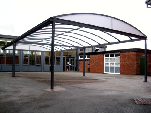 Helsby High School - PSHE Canopy - Able Canopies Ltd