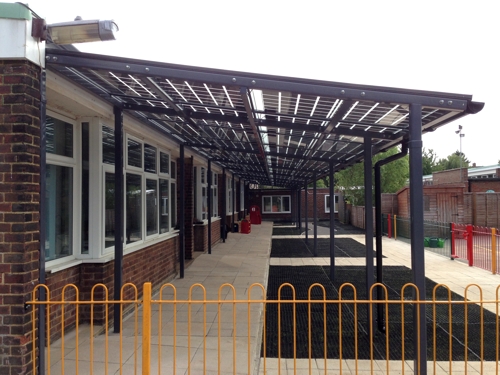 Case Study: Capel Manor Primary School, Middlesex – Bespoke Solar Canopy