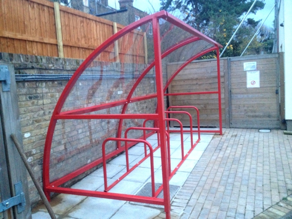 Easydale Cycle Shelter installed at St Quintin Centre for Disabled Children & Young People in London