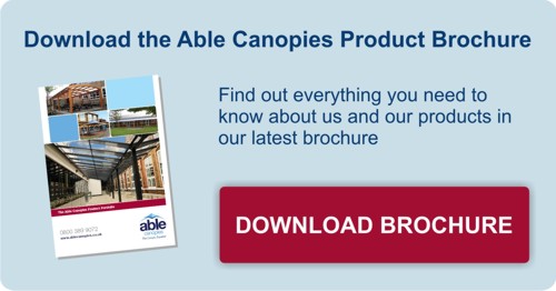 Download our canopy shelter and shade sail brochure