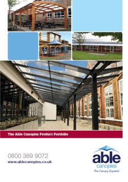 Able Canopies New 2015 Product Brochure