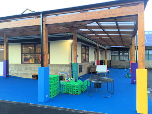 Primary School Expands Covered Outdoor Area