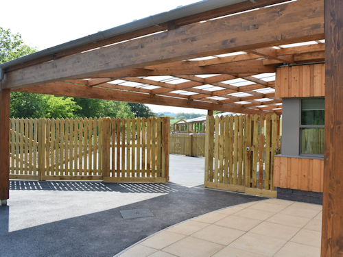 Able Canopies Ltd. Deliver Covered Outdoor Spaces for New Totnes Primary School