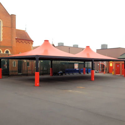 Tensile Canopies: Fun, Bright, Safe and Strong