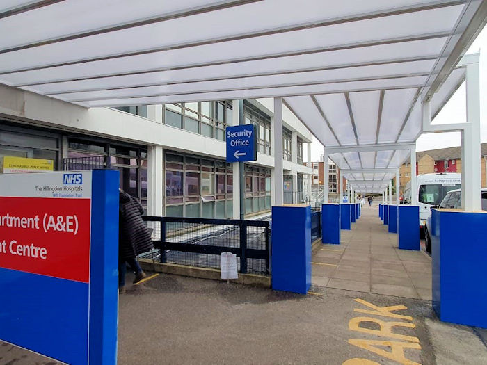 Hillingdon Hospital Benefits from a 44m Entrance Canopy