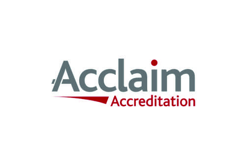 We Are Now Certified by Acclaim Accreditation