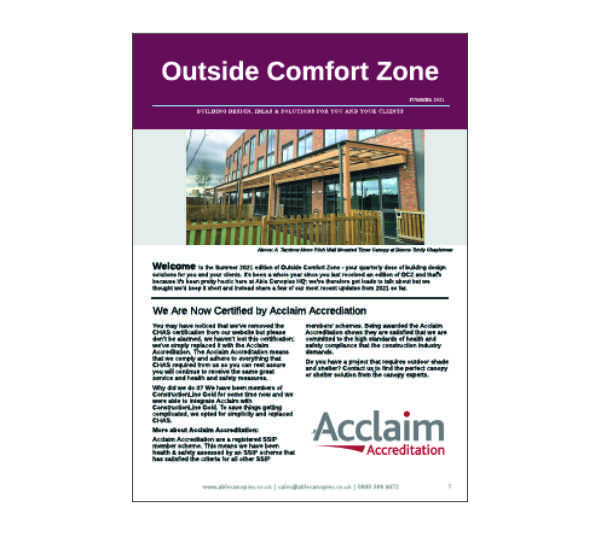 Architect Newsletter: Outside Comfort Zone (May 2021)
