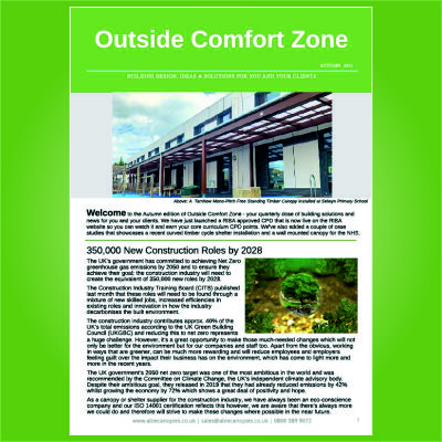Architect Newsletter: Outside Comfort Zone (August 2021)