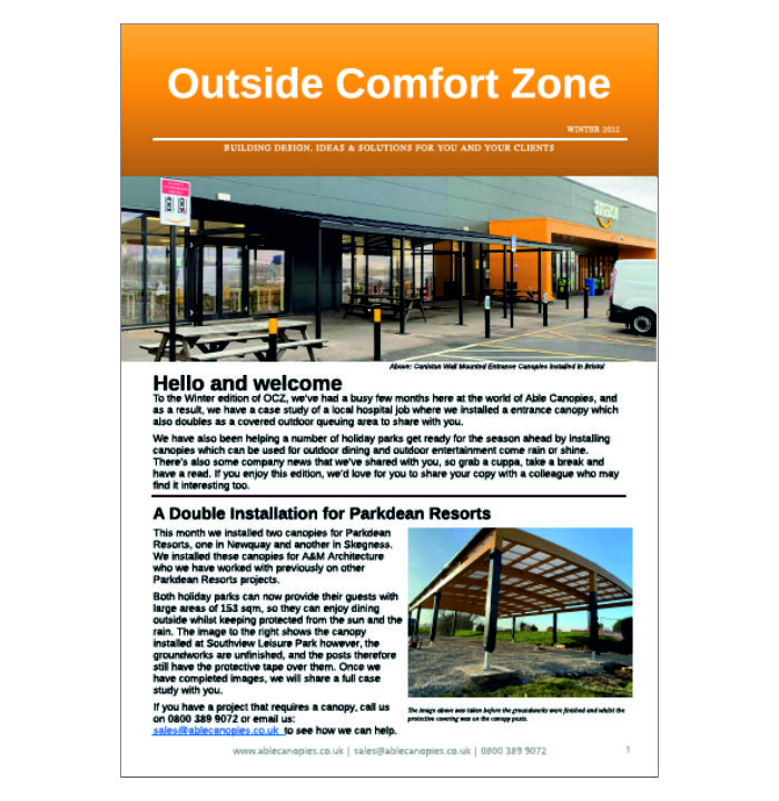 Architect Newsletter: Outside Comfort Zone (February 2022)