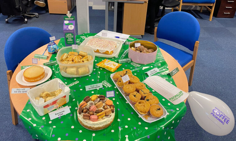 Our 2022 MacMillan Coffee Morning
