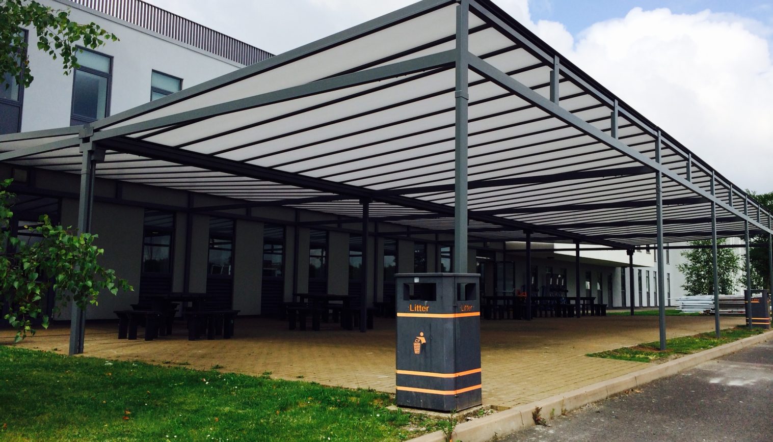 RSA Academy – Double Grange Freestanding Canopy