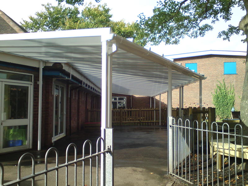 Our Lady of Compassion RC Primary School – Wall Mounted Canopy