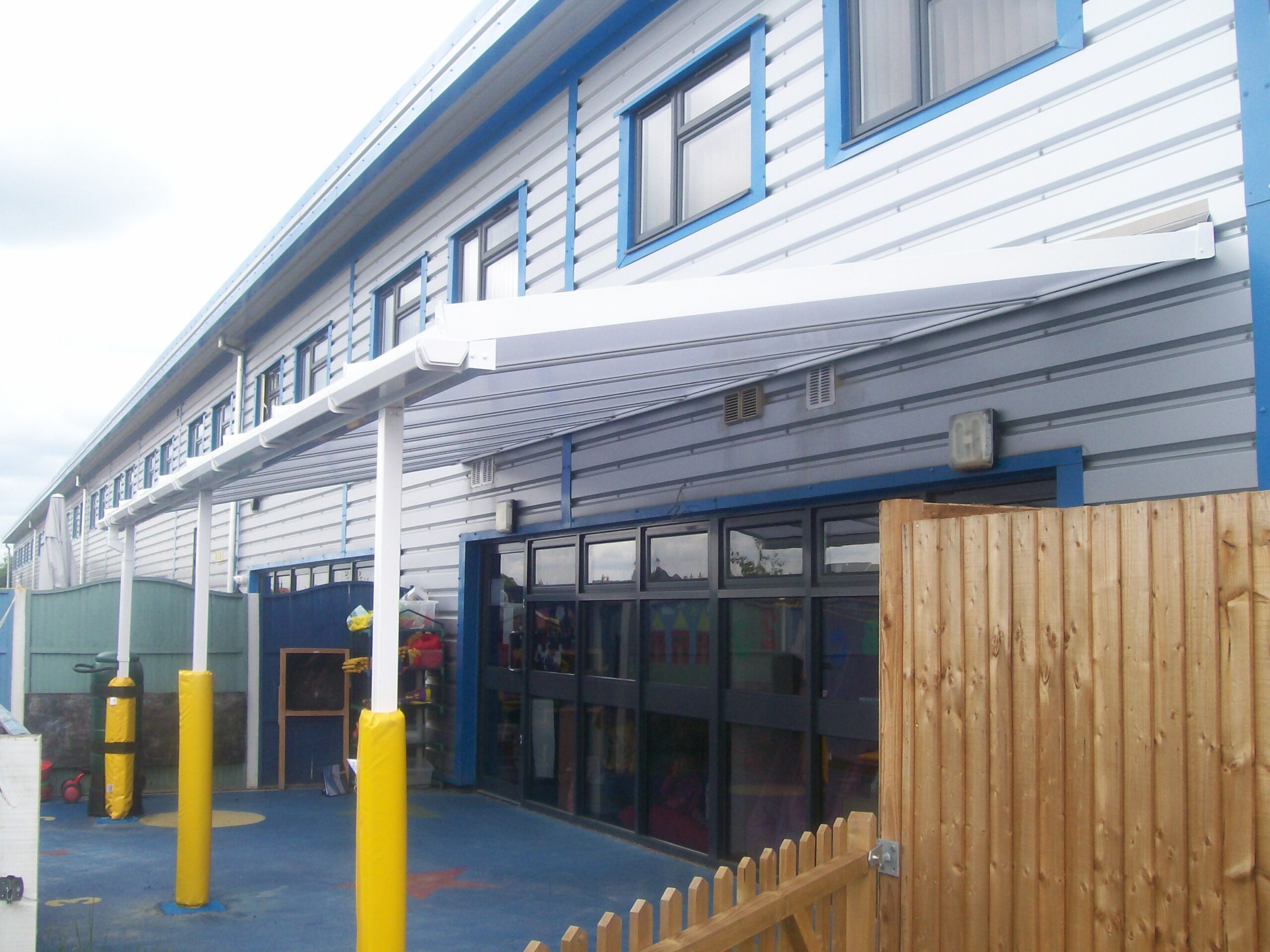 Safe Hands Day Nursery, Diss Wall Mounted Canopy Able Canopies