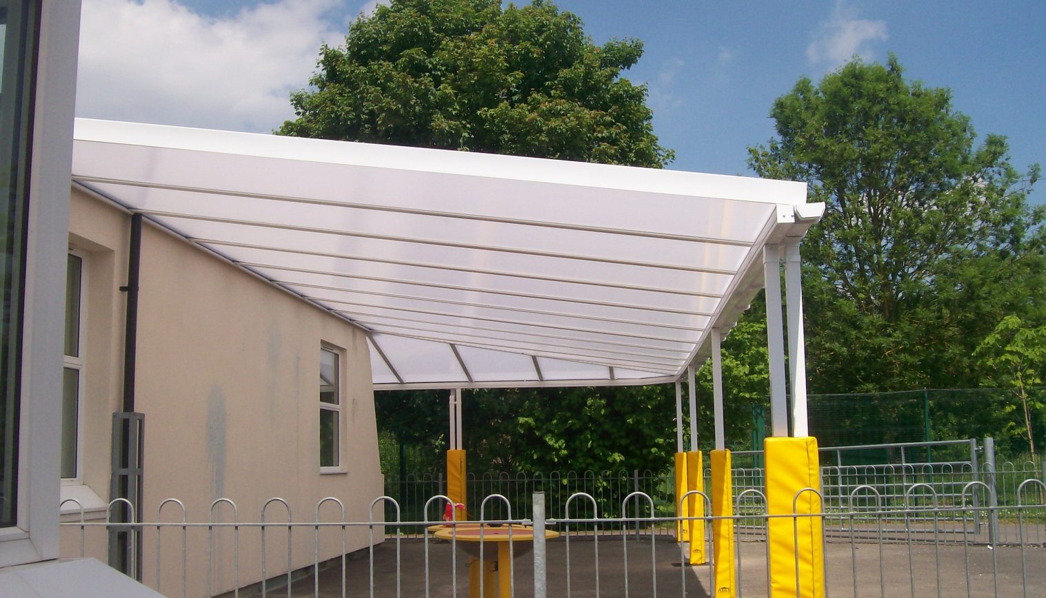 The Chalet School – Wall Mounted Canopy – 2nd Installation