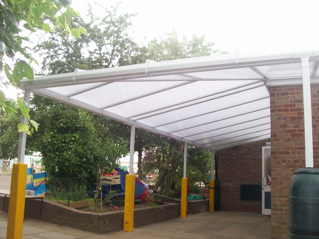 Monkwick Infant & Nursery School Wall Mounted Canopy Able Canopies