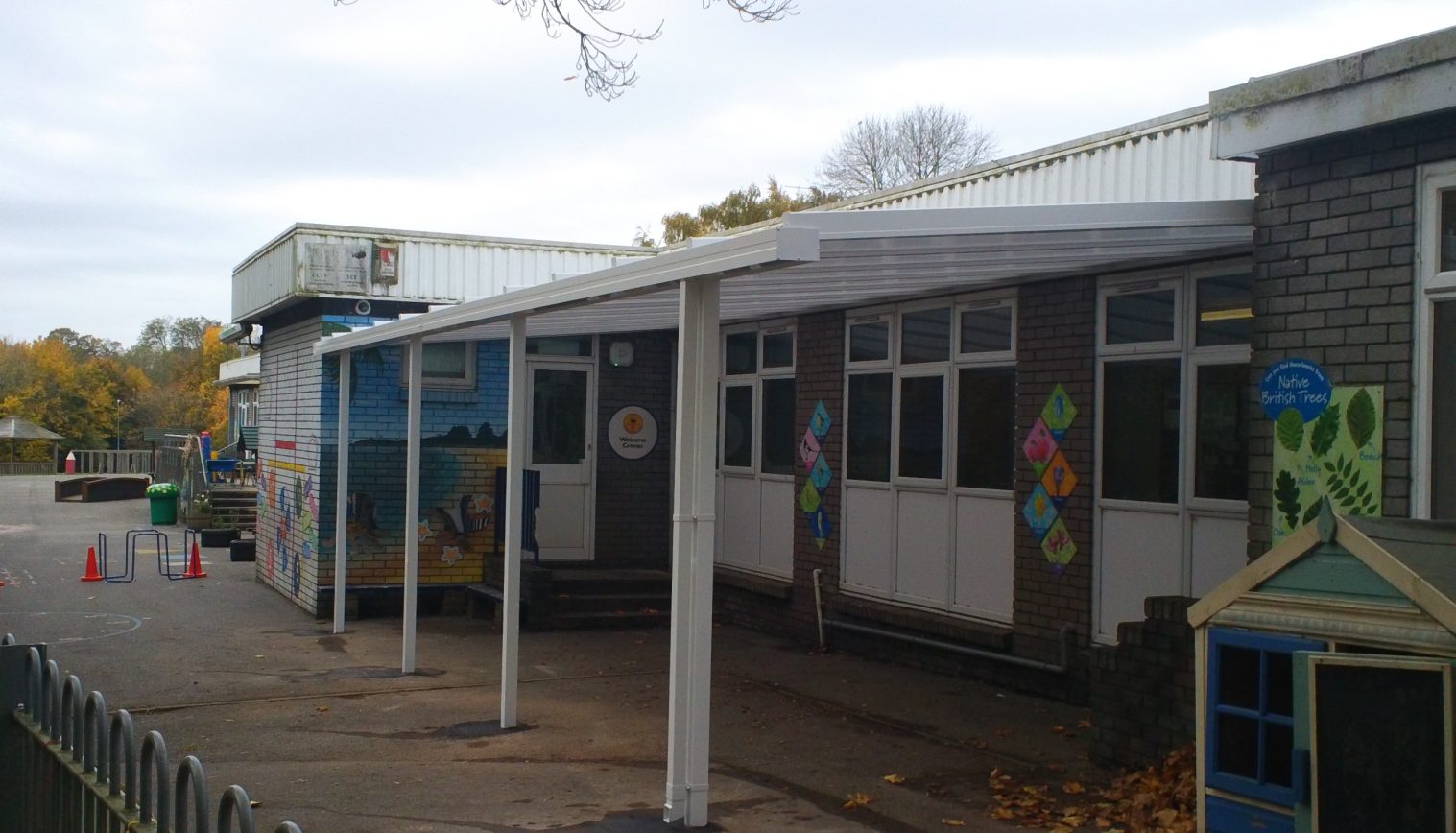 All Saints Church of Wales Primary School – Wall Mounted Canopy
