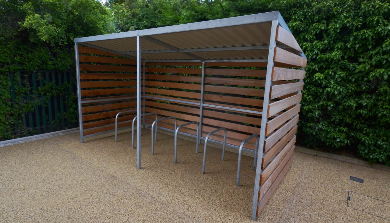 All Saints CE Junior School – 1st Timber Cycle Shelter