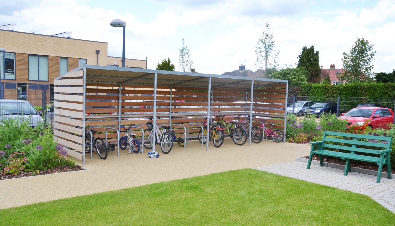 All Saints CE Junior School – 2nd Timber Cycle Shelter