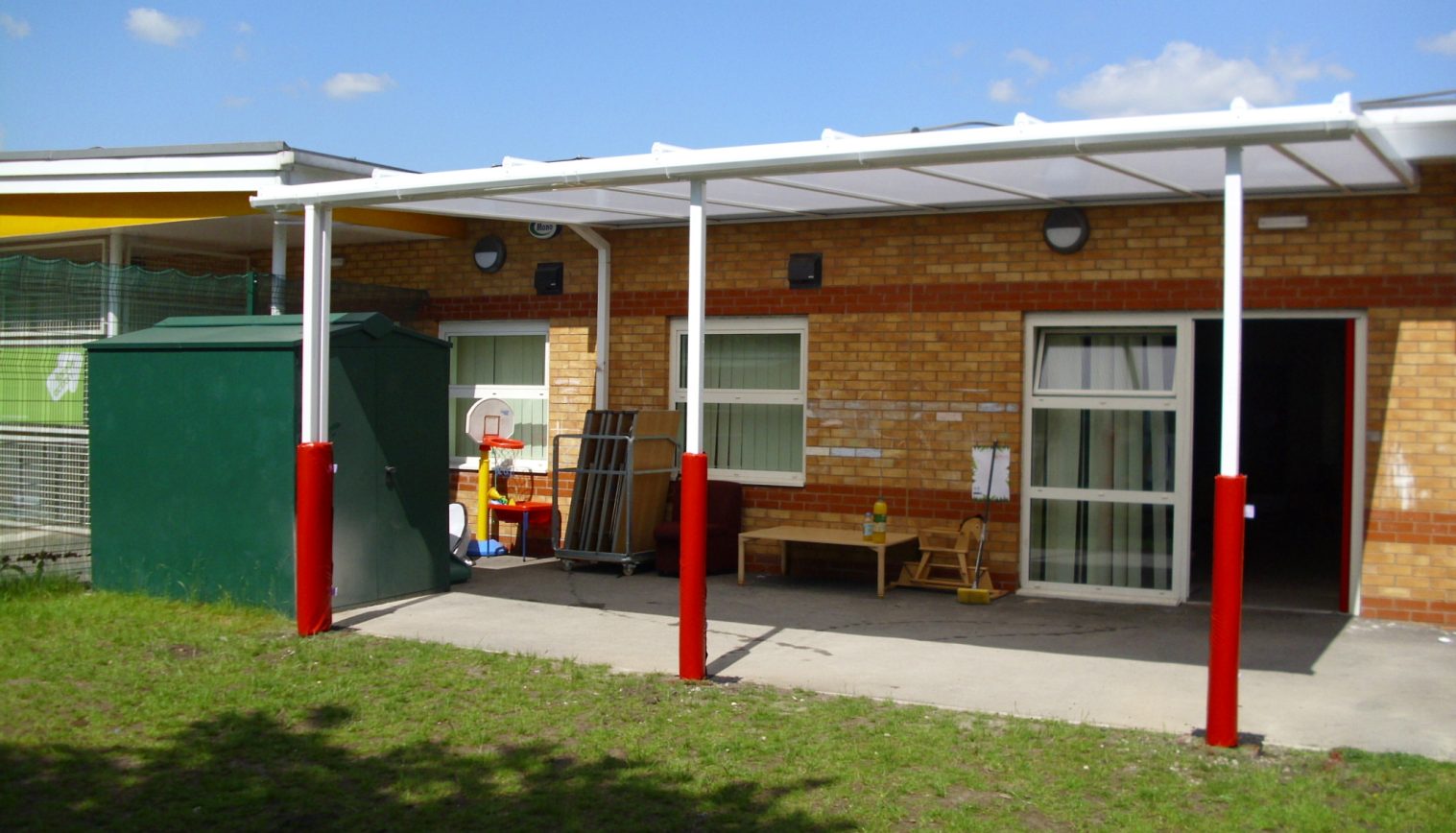 Ancoats & Miles Platting Out of School Club – Wall Mounted Canopy