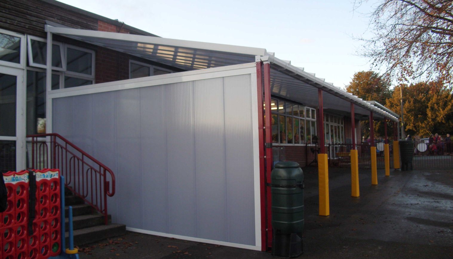 All Saints CP School – Wall Mounted Canopy