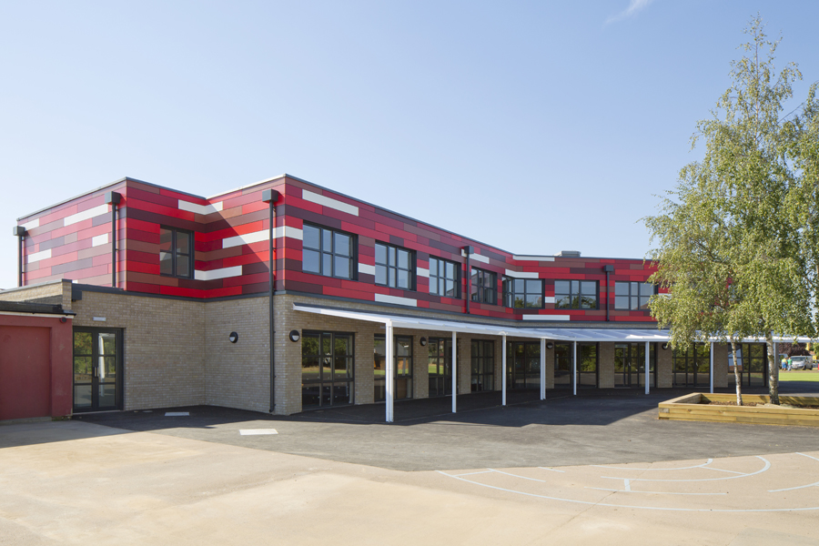 Redbridge Primary School, Wall Mounted Canopy Able Canopies Ltd