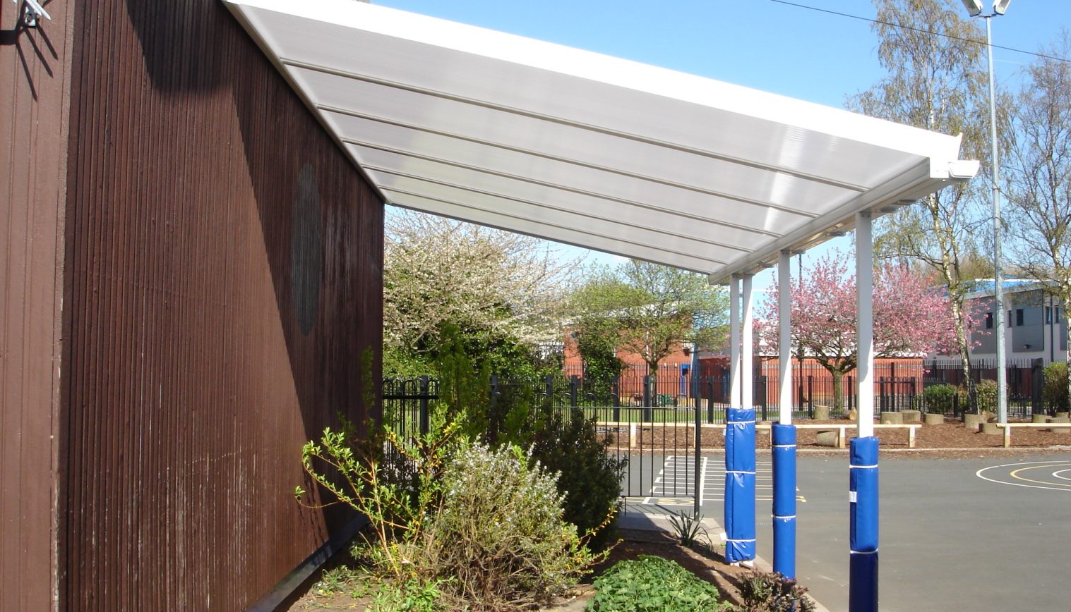 Partlington Primary School – Wall Mounted Canopy
