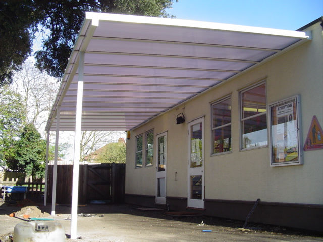 Weston Green School – Wall Mounted Canopy