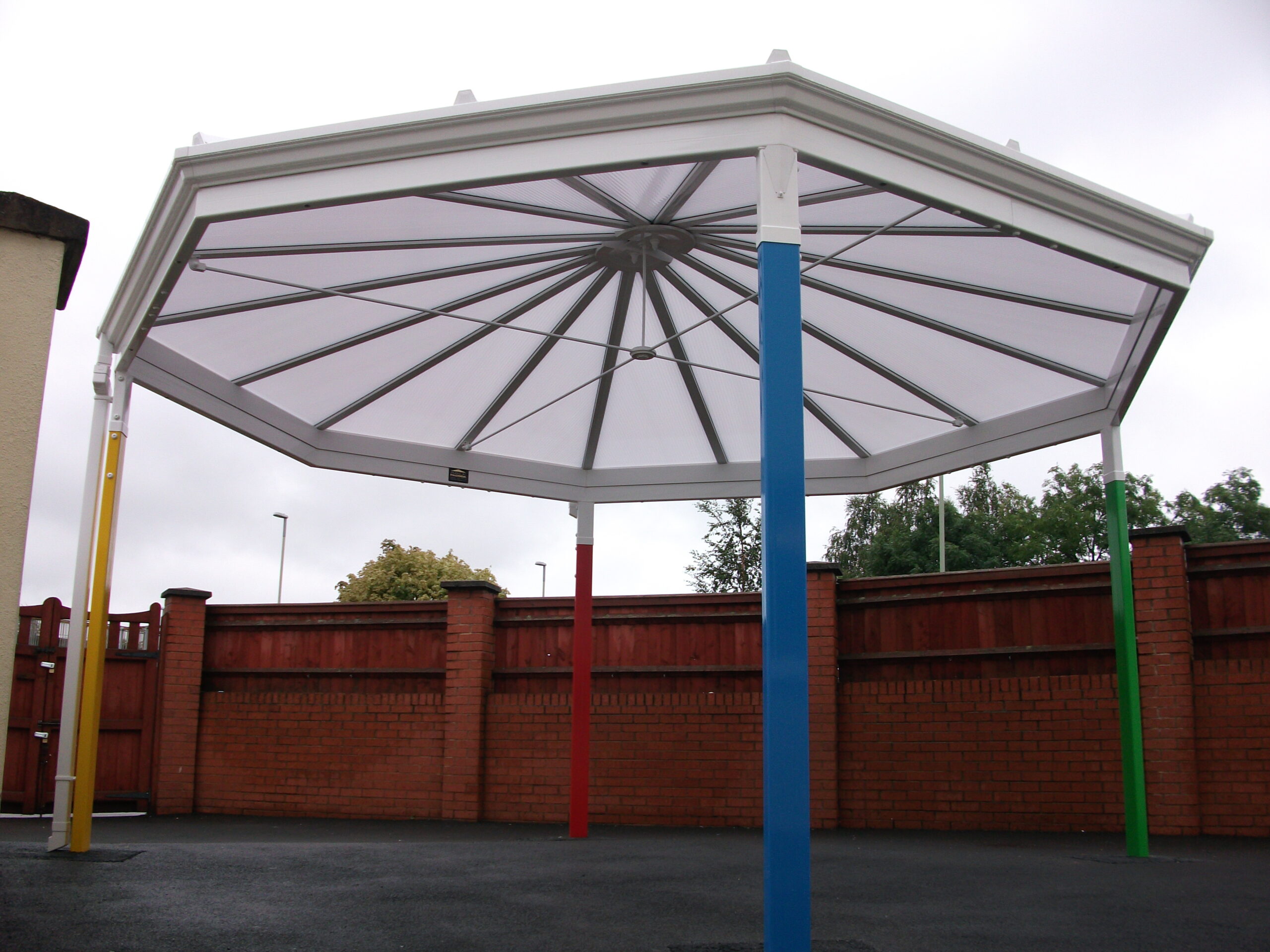 Twin Gables Day Nursery, Gloucester Free Standing Canopy Able Canopies