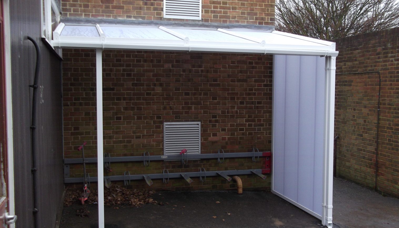 The Downs CE Primary School – Cycle Shelter – Third Installation