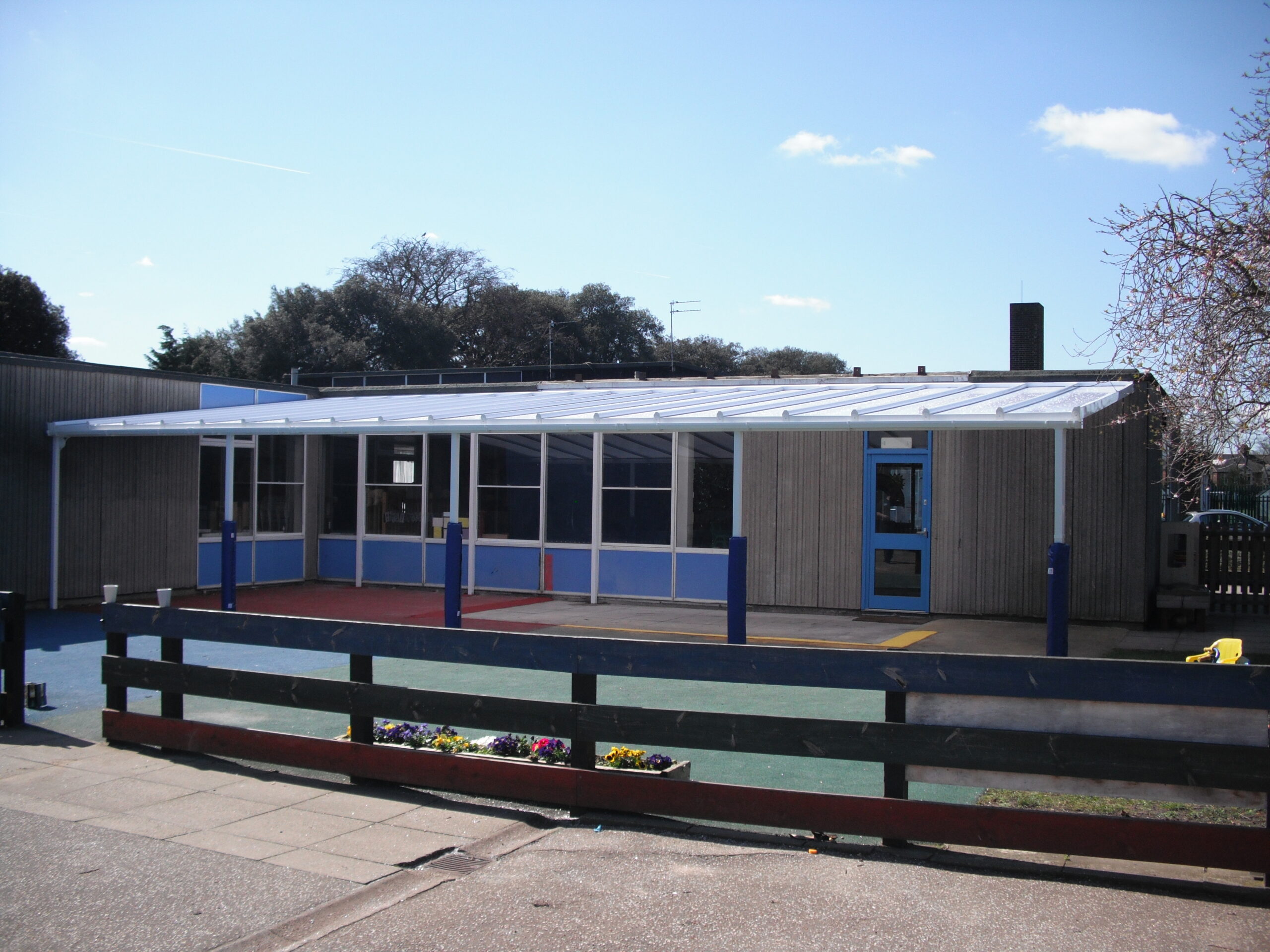 St Infant School, Colchester 2nd Wall Mounted Canopy Able