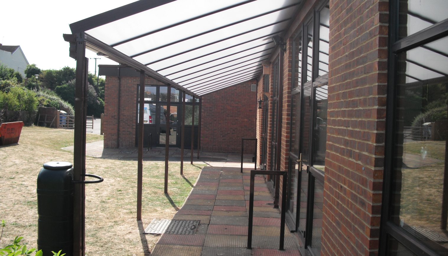 Burham C of E Primary School – Second Wall Mounted Canopy