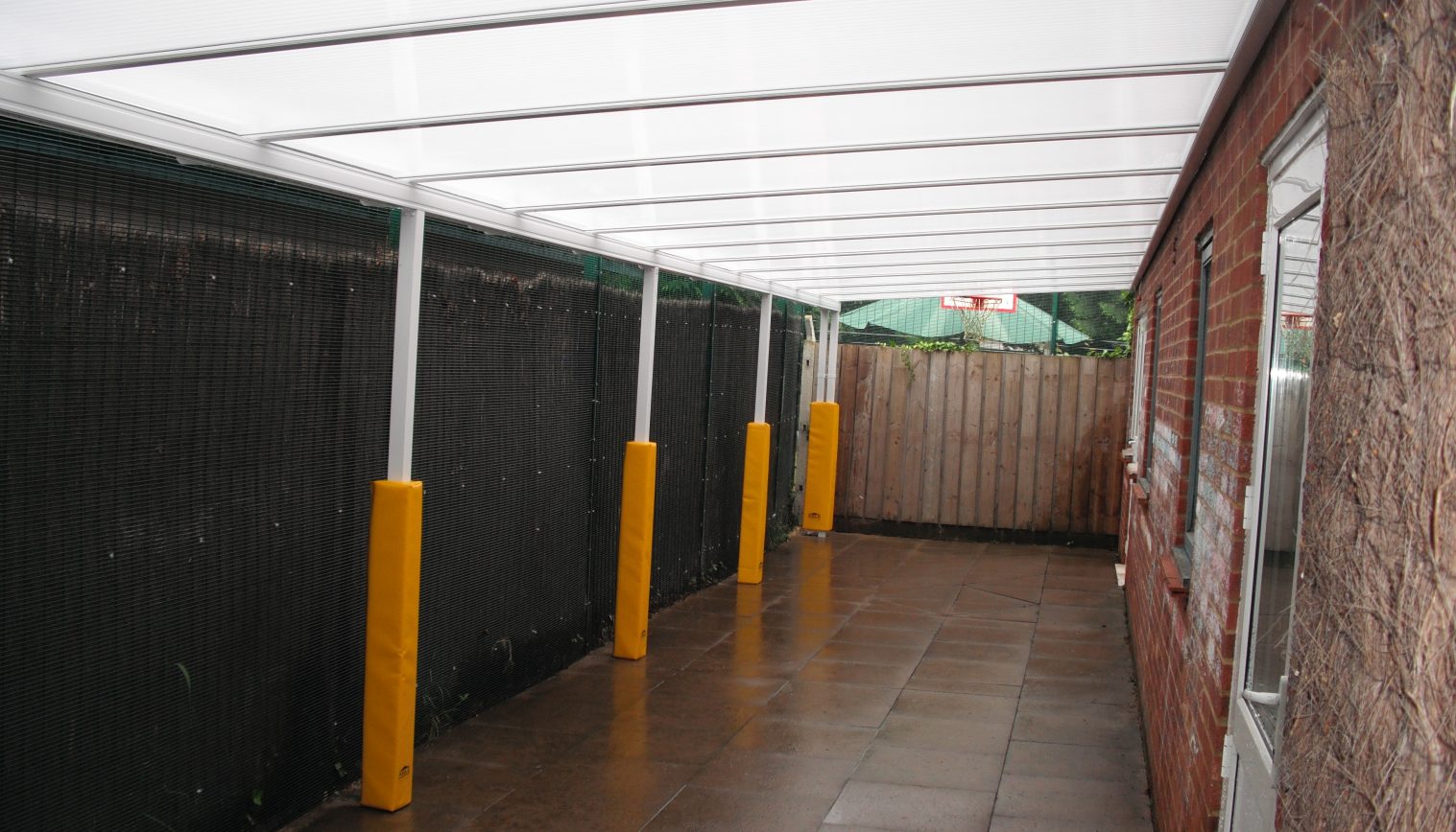 Radlett Lodge School – Wall Mounted Canopy