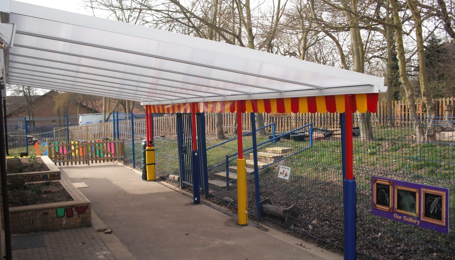 Penwith First School – Wall Mounted Canopy