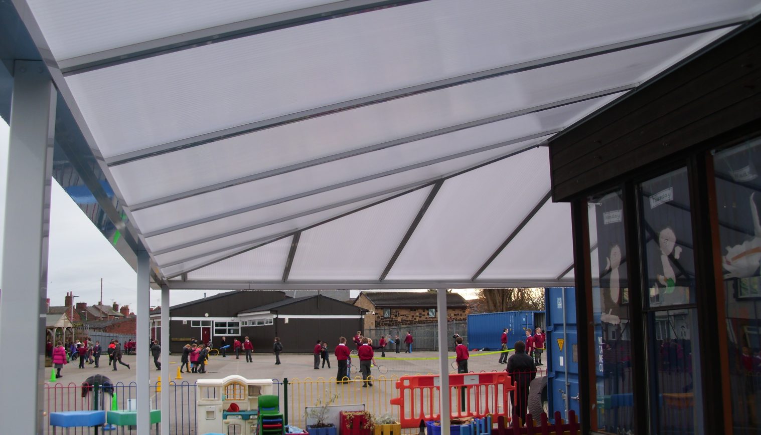 St Mary’s Catholic Primary School – Wall Mounted Canopy