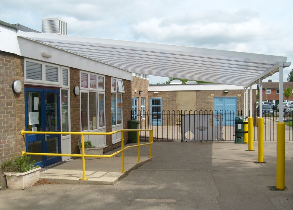 Mayfield Primary School – Wall Mounted Canopy