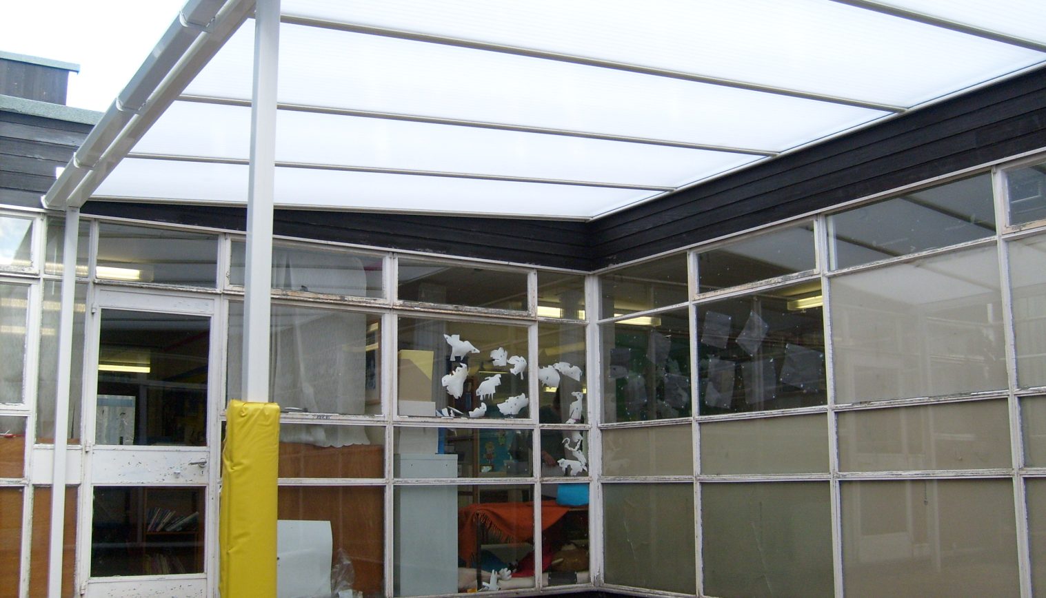 Street Junior & Infant School Wall Mounted Canopy