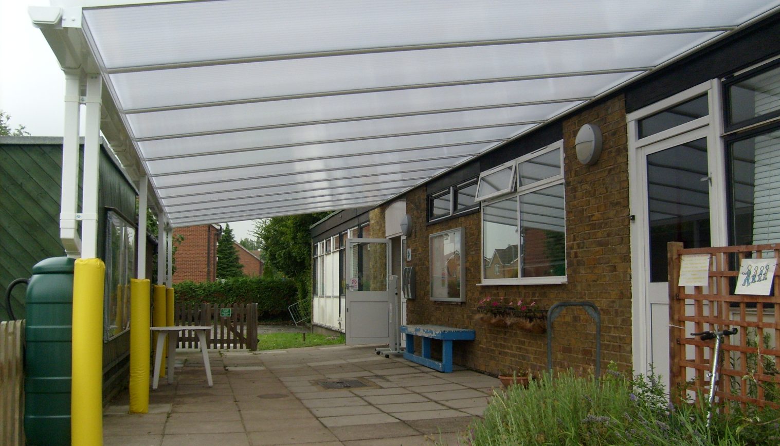 Greenfield Children’s Centre – Wall Mounted Canopy
