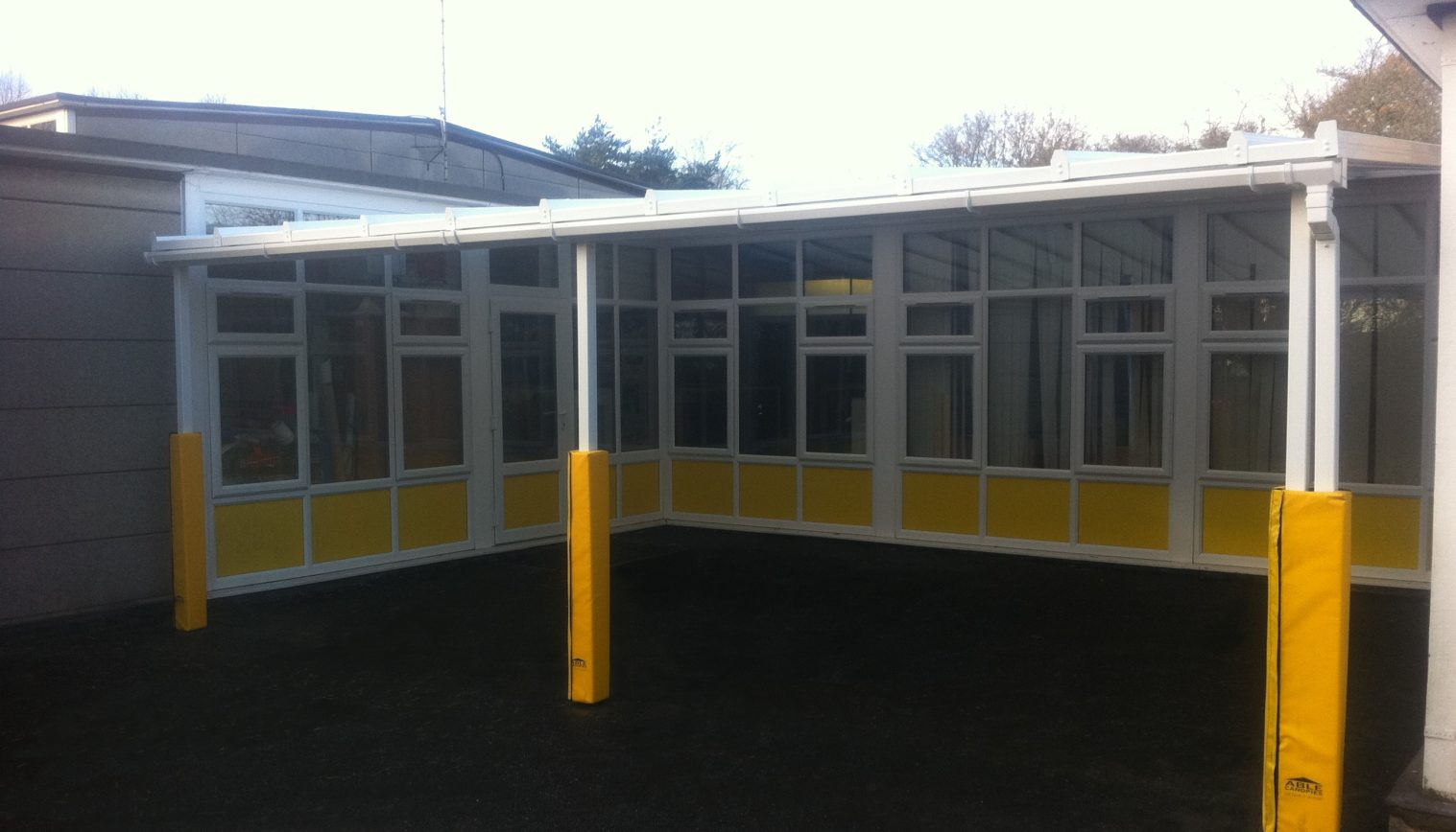 Hobbs Hill Wood Primary School – Wall Mounted Canopy – Third Install