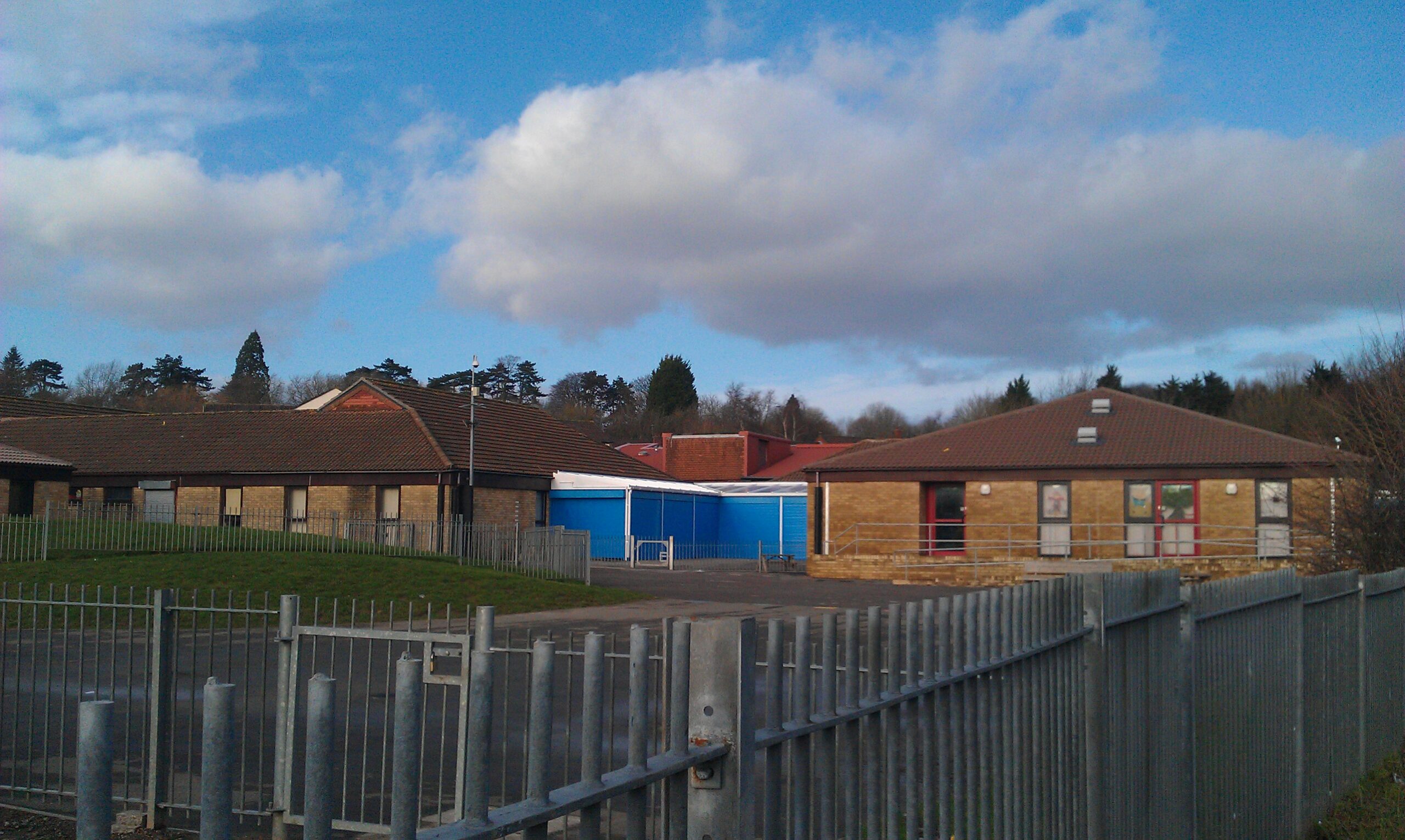 Oakfield Primary School, Cardiff Wall Mounted Canopy Able Canopies