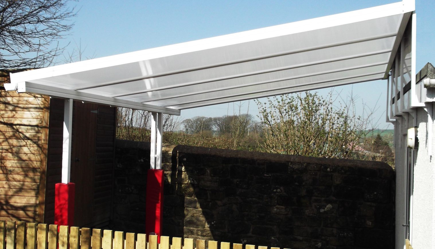 Ireby CE Primary School – Second Wall Mounted Canopy