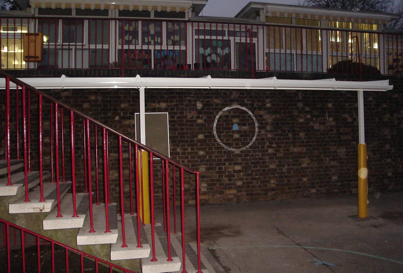 John Ball Primary School – Wall mounted canopy