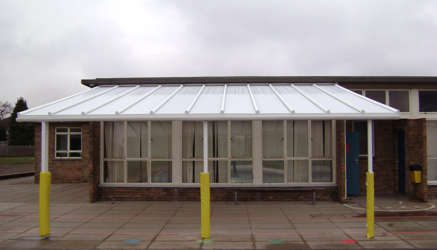 Kinsale Middle School – Wall Mounted Canopy