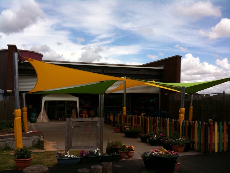 Knotty Ash Children’s Centre – Shade Sail Array