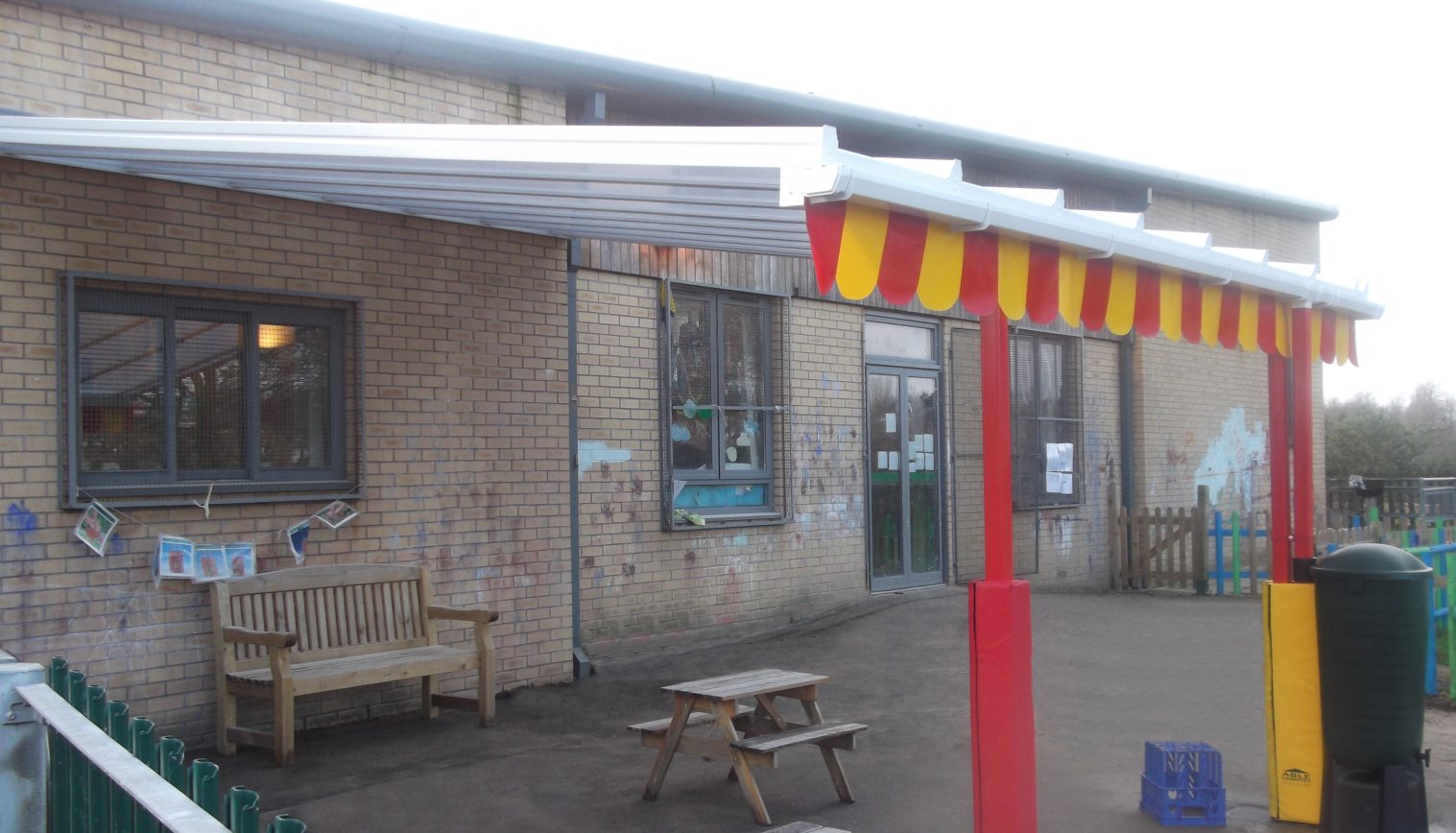 Landseer Play Centre – Wall Mounted Canopy