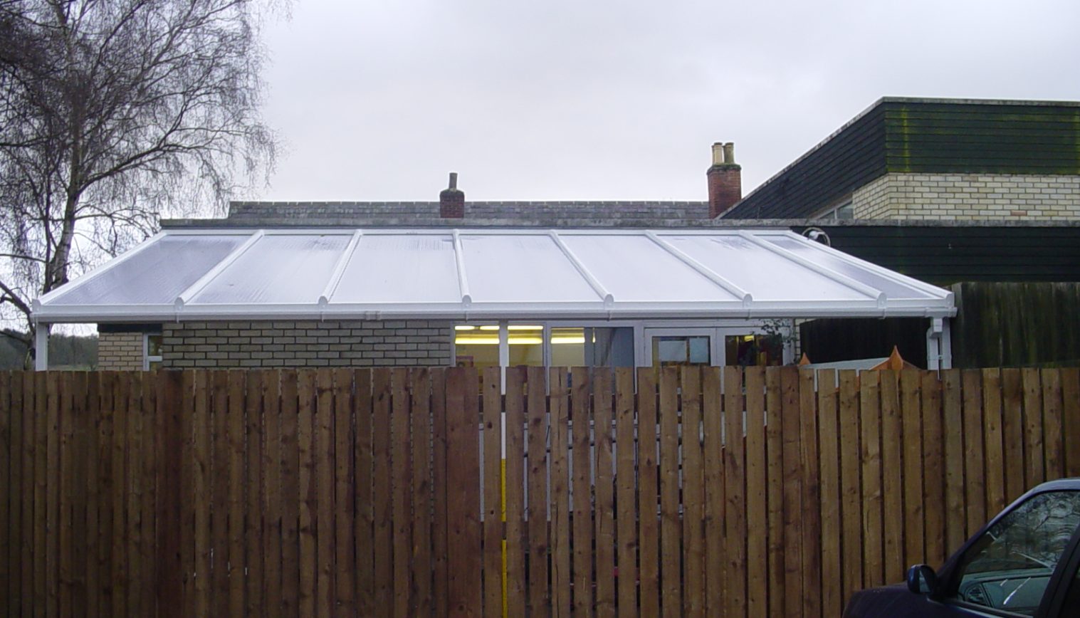 Little Hadham Primary School – Wall Mounted Canopy