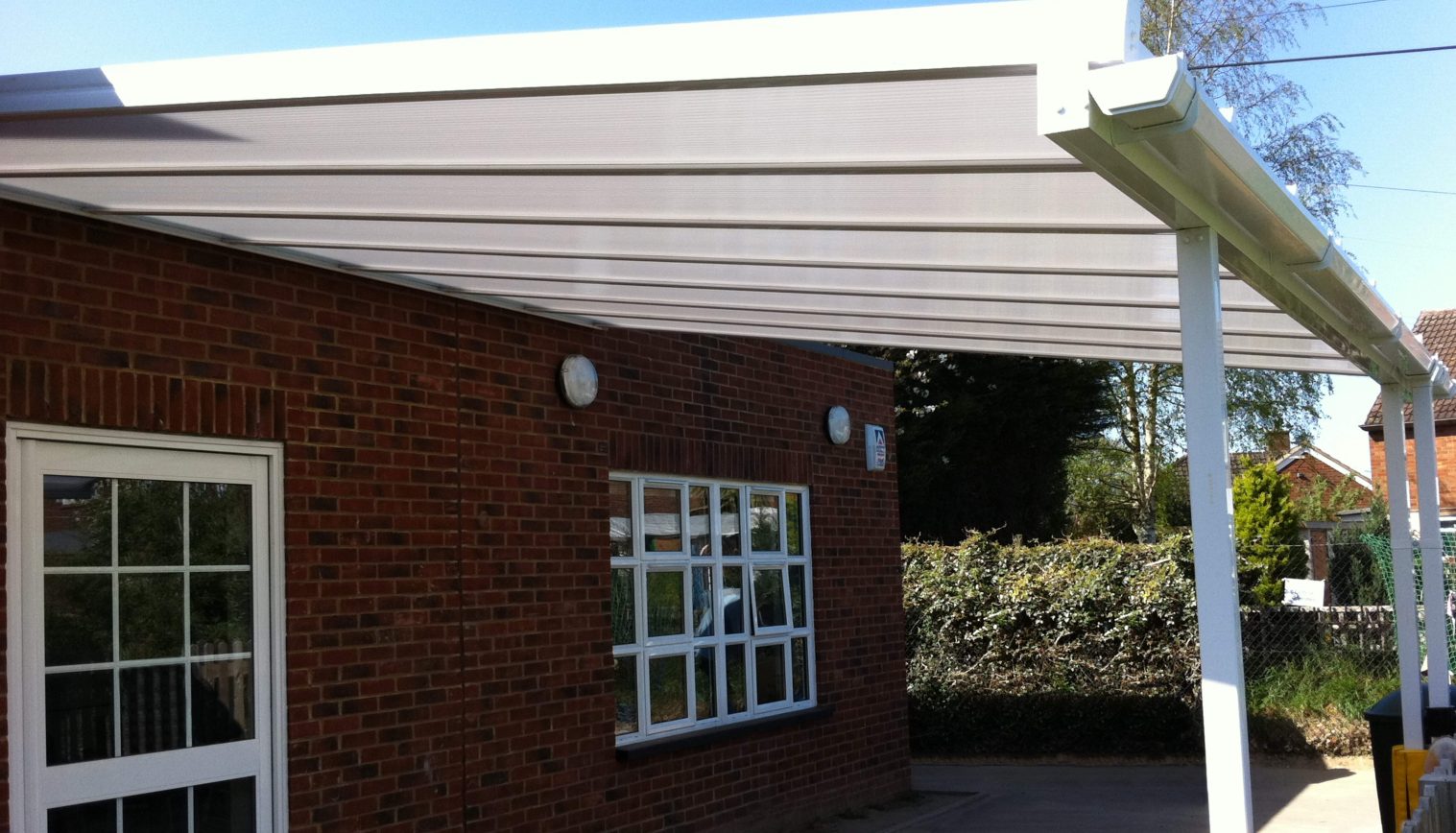 London Colney Childcare Centre- Wall Mounted Canopy