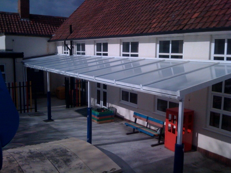 Ludworth Primary School – Wall Mounted Canopy
